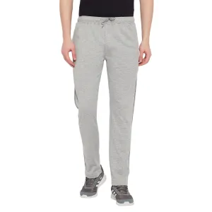 Neva Men's Track Pant in Solid Pattern Side pockets - Milange Grey