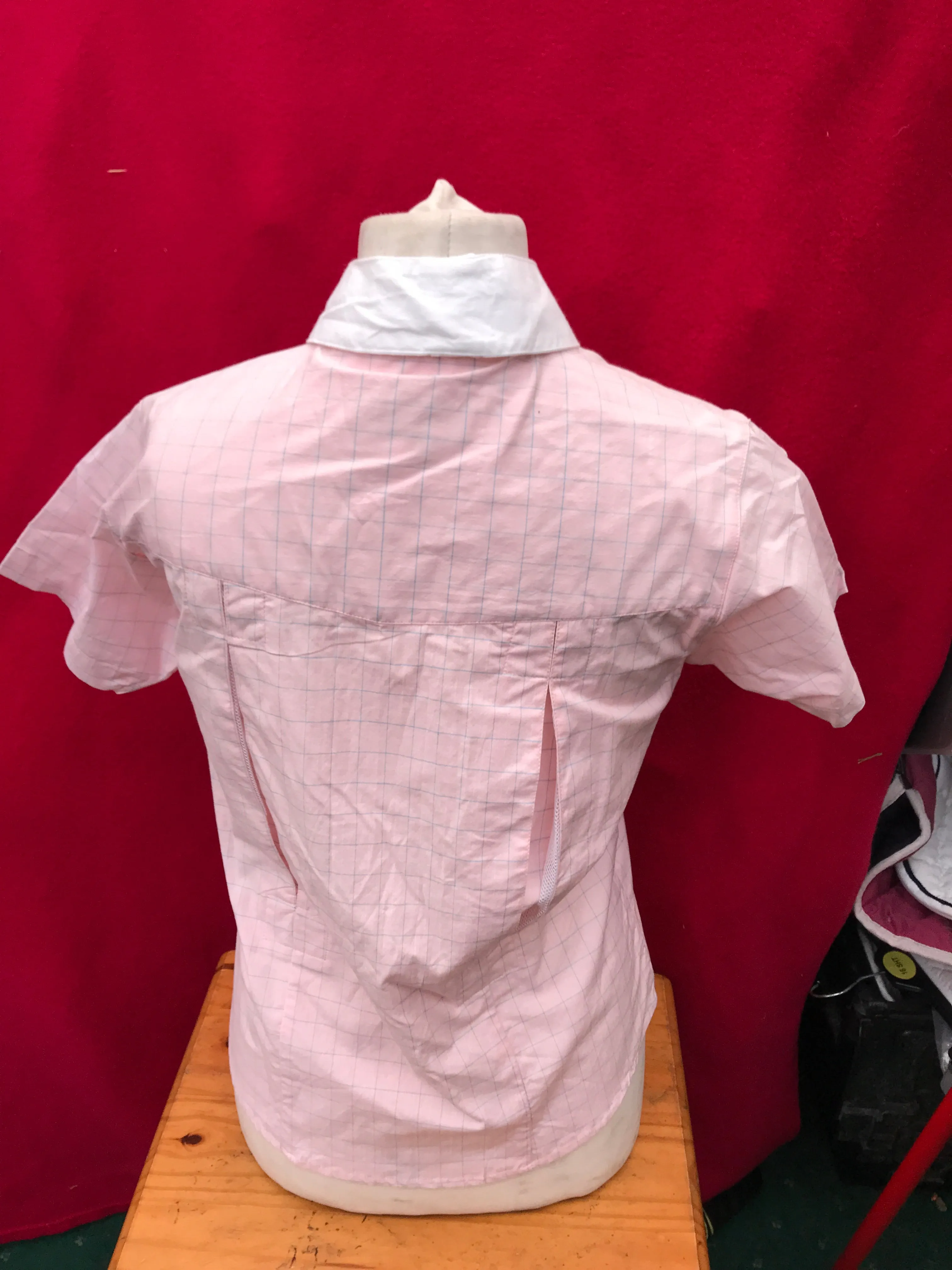 new pink saddle craft shirt size: large (FREE POSTAGE)