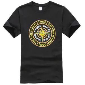 new popular fashion men's t-shirt the stone roses spike island t-shirt-indie music tee men's punk t-shirt