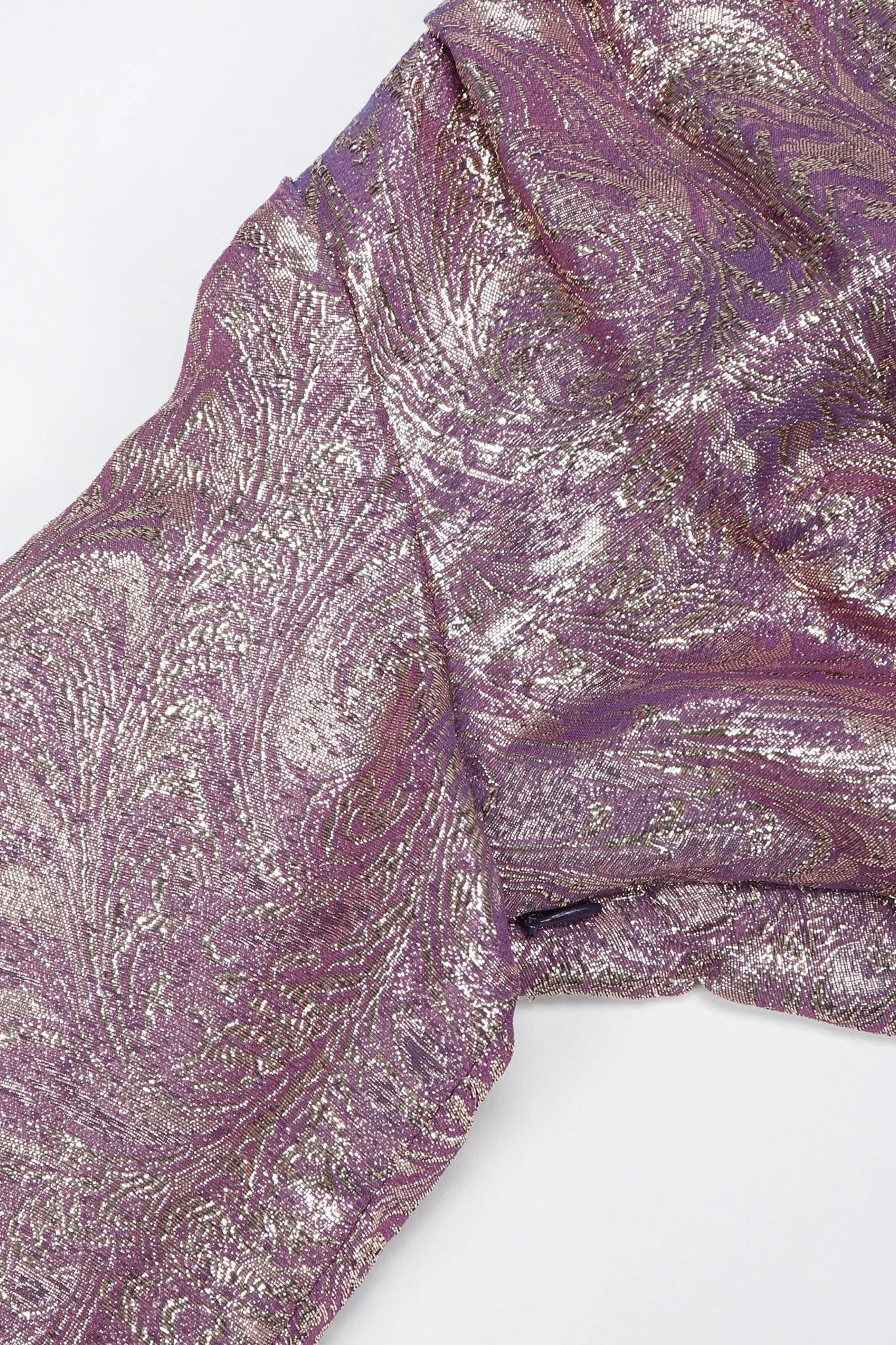 Old Hollywood Golden Brocade Dress
