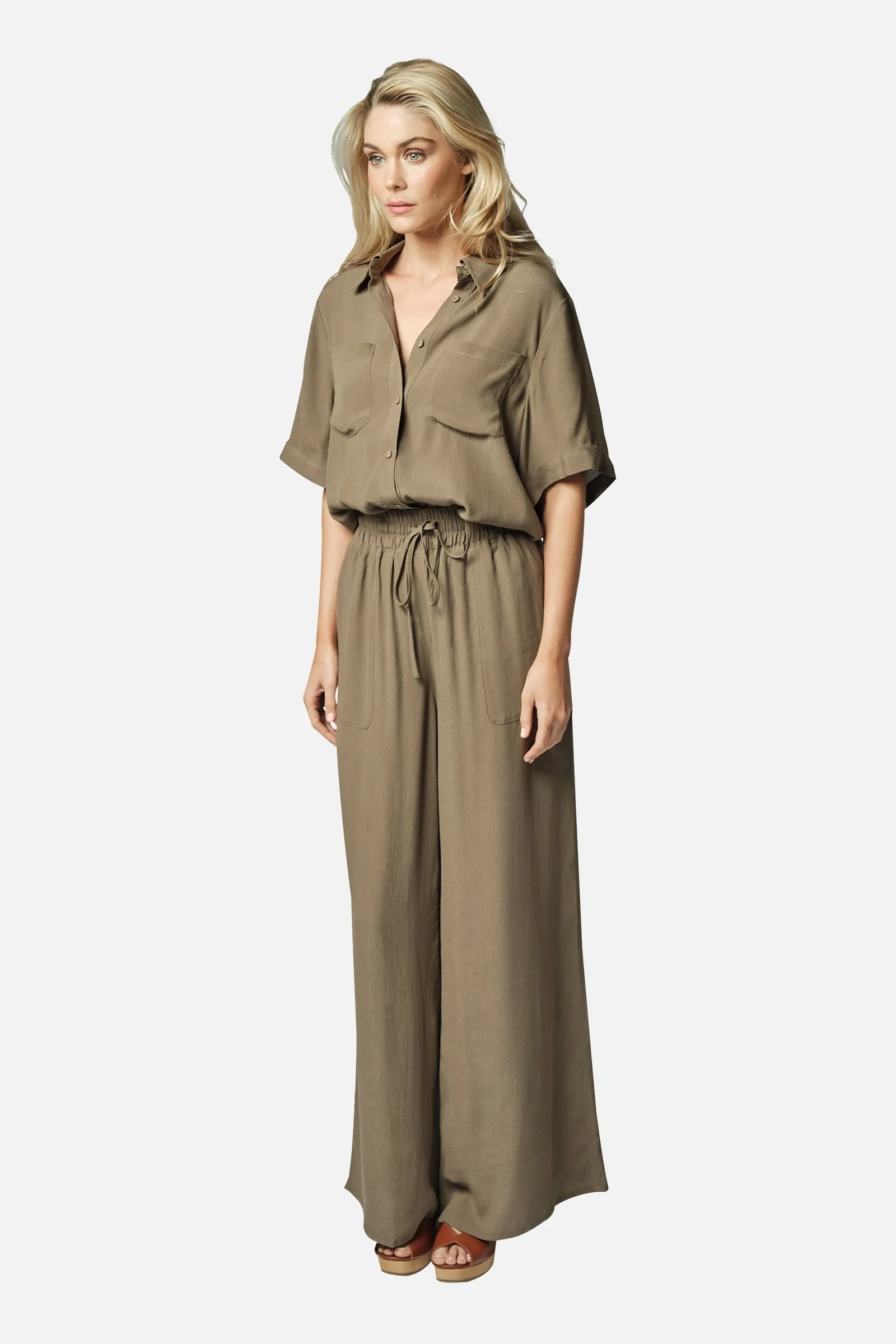 Palazzo Pants KHAKI