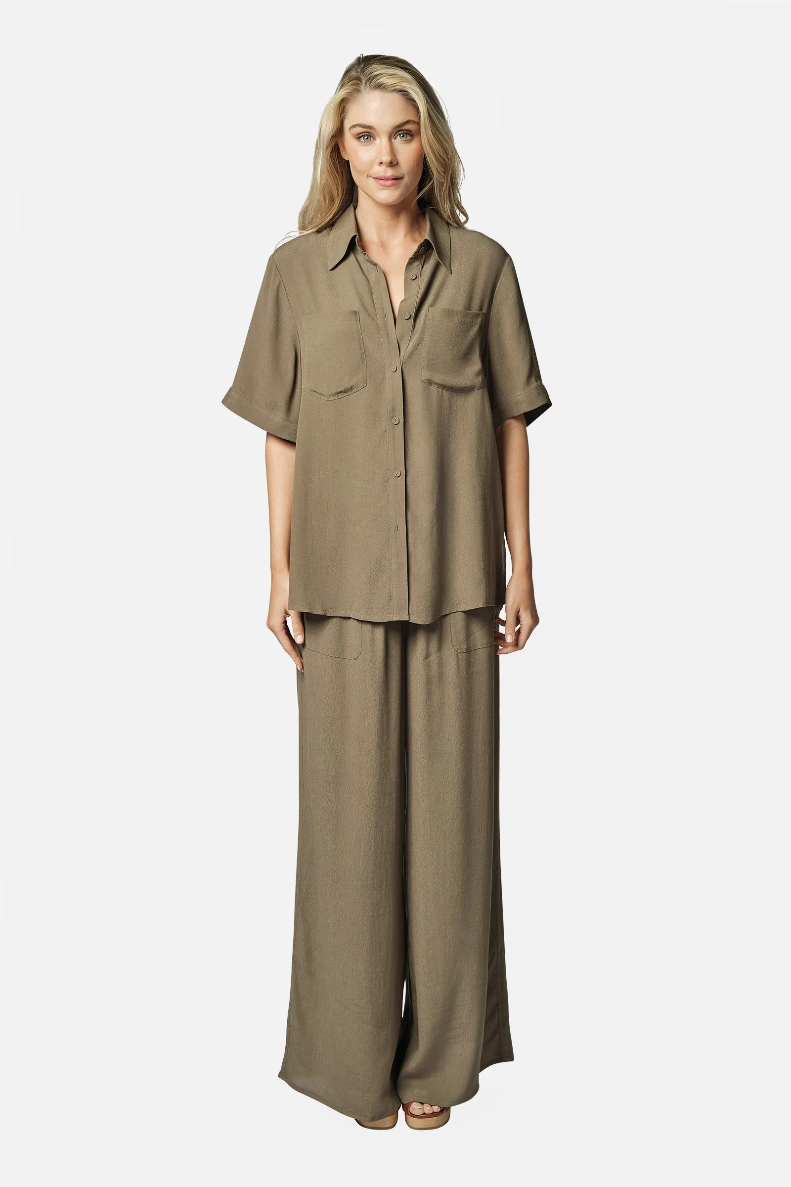 Palazzo Pants KHAKI