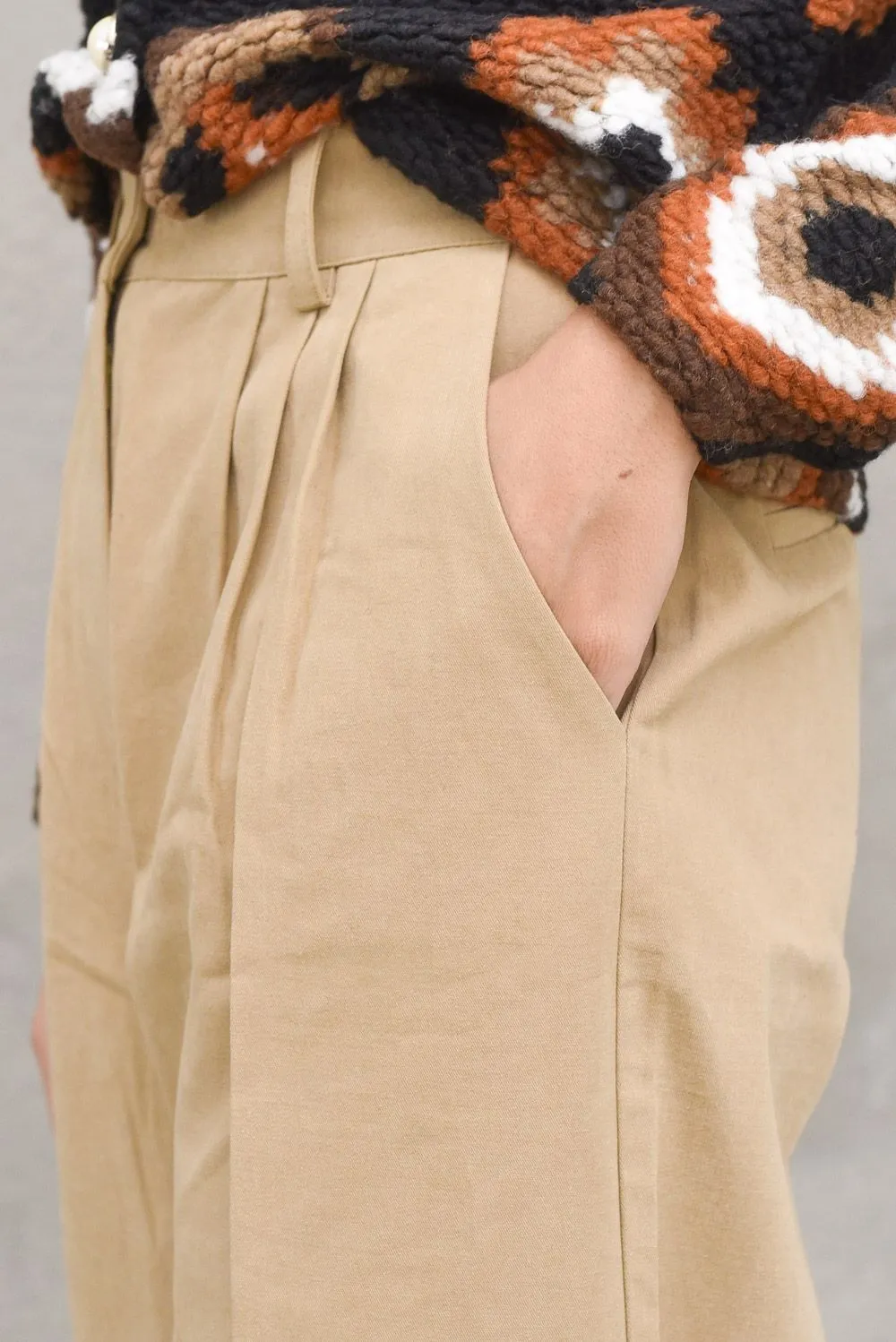 Palazzo Pants - Khaki