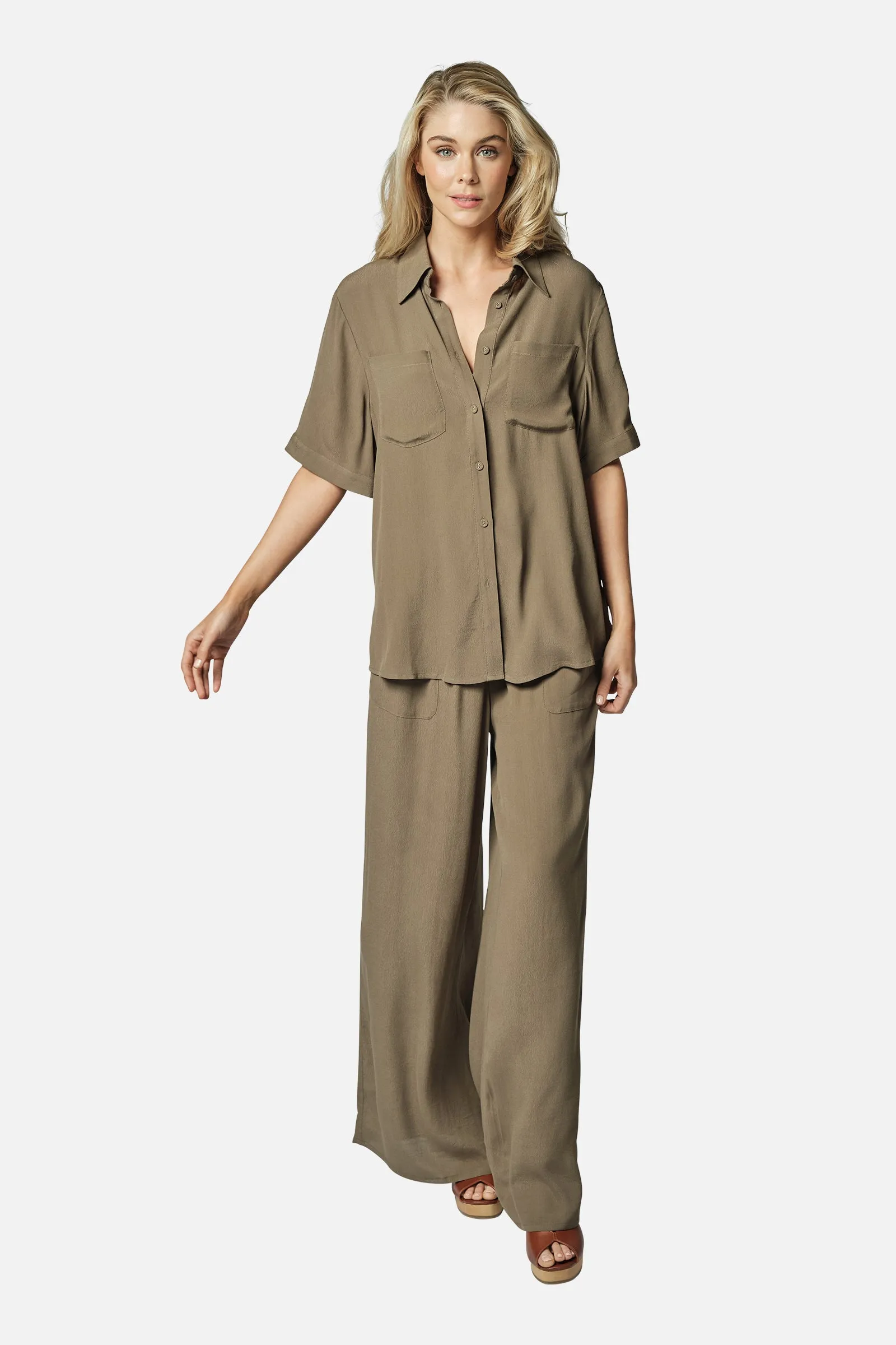 Palazzo Pants KHAKI