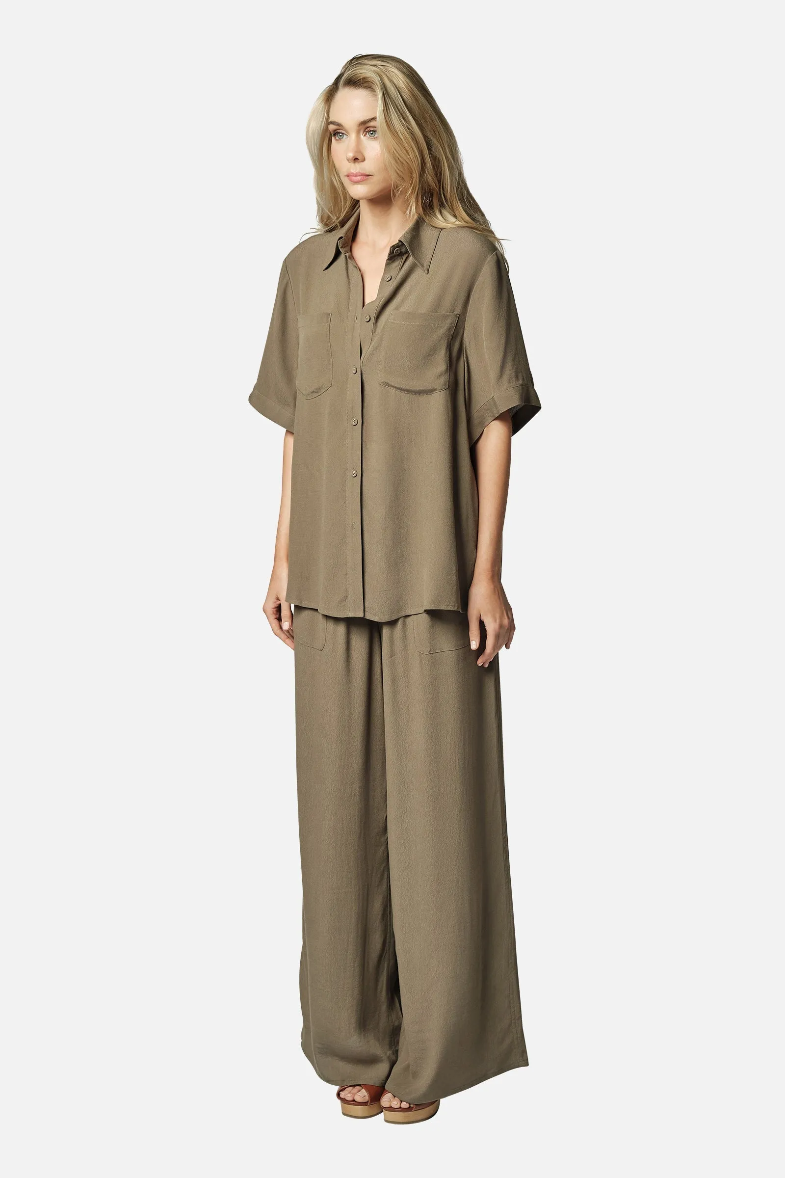Palazzo Pants KHAKI