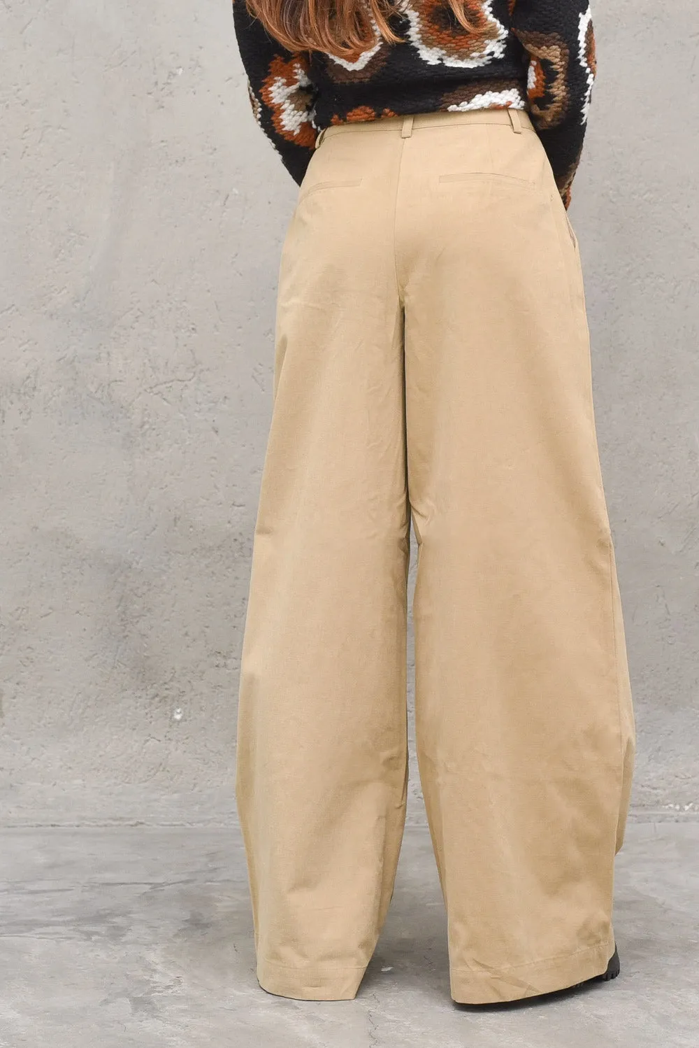 Palazzo Pants - Khaki