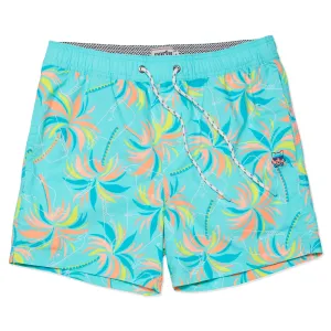 Part Pants Tropical Moby Short - Aroba Blue