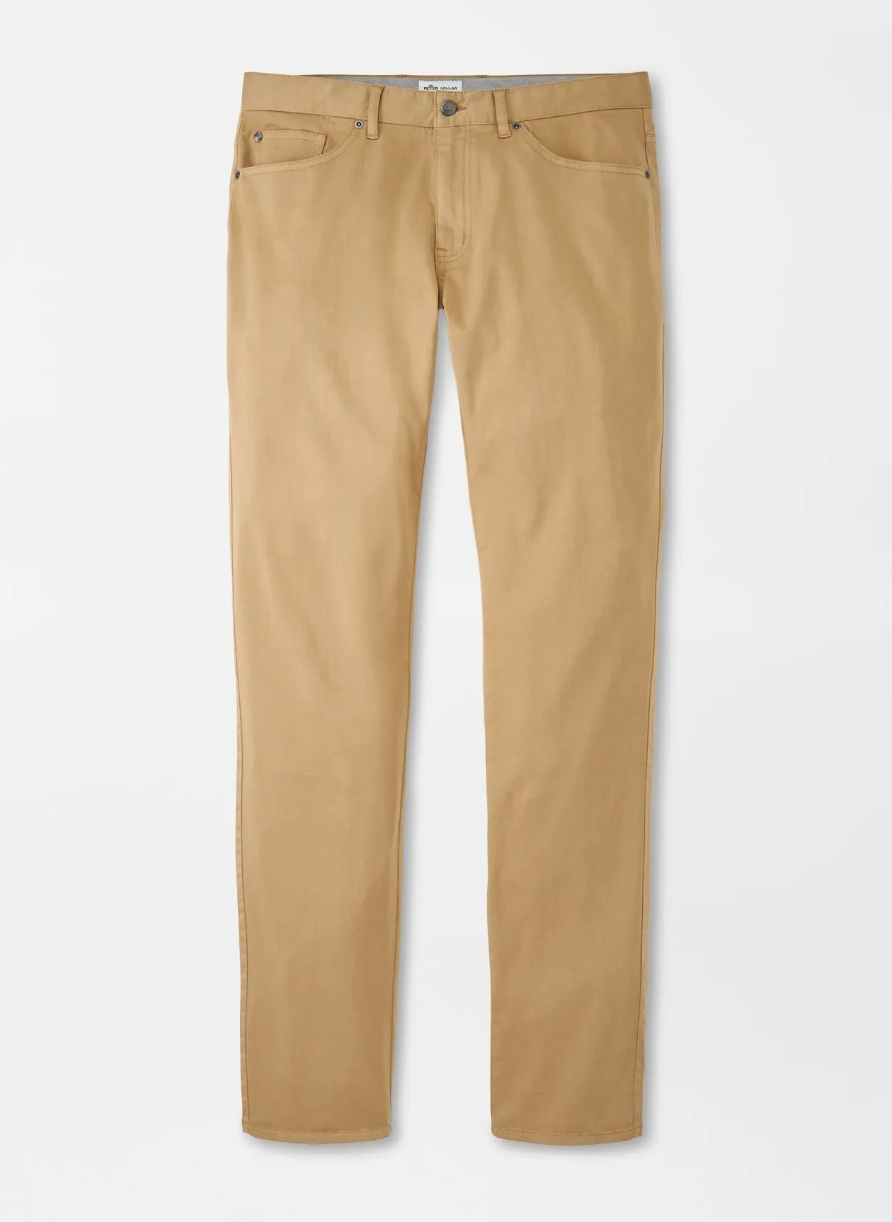 PETER MILLAR ULTIMATE SATEEN FIVE POCKET PANT - KHAKI