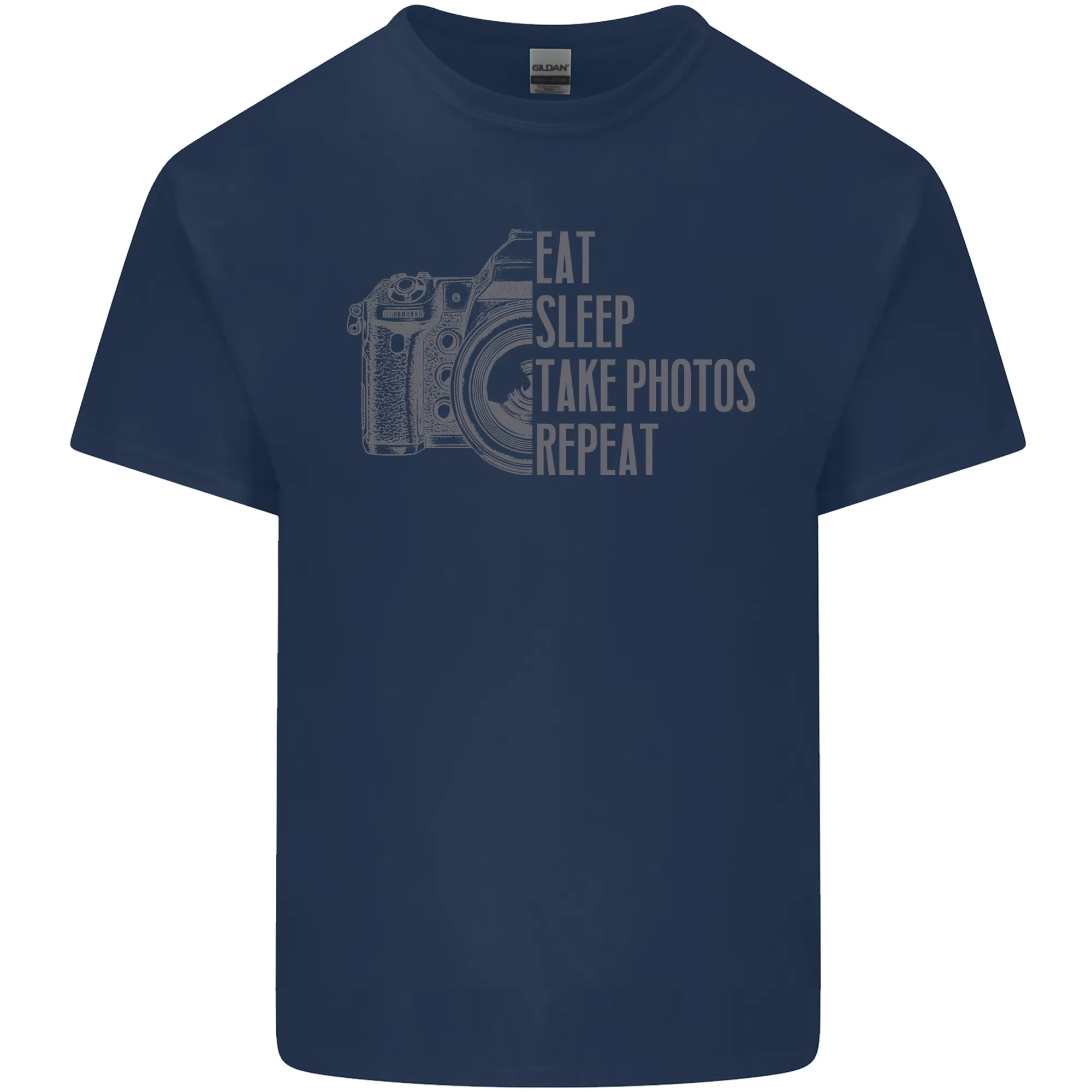 Photography Eat Sleep Photos Photographer Mens Light Cotton T-Shirt