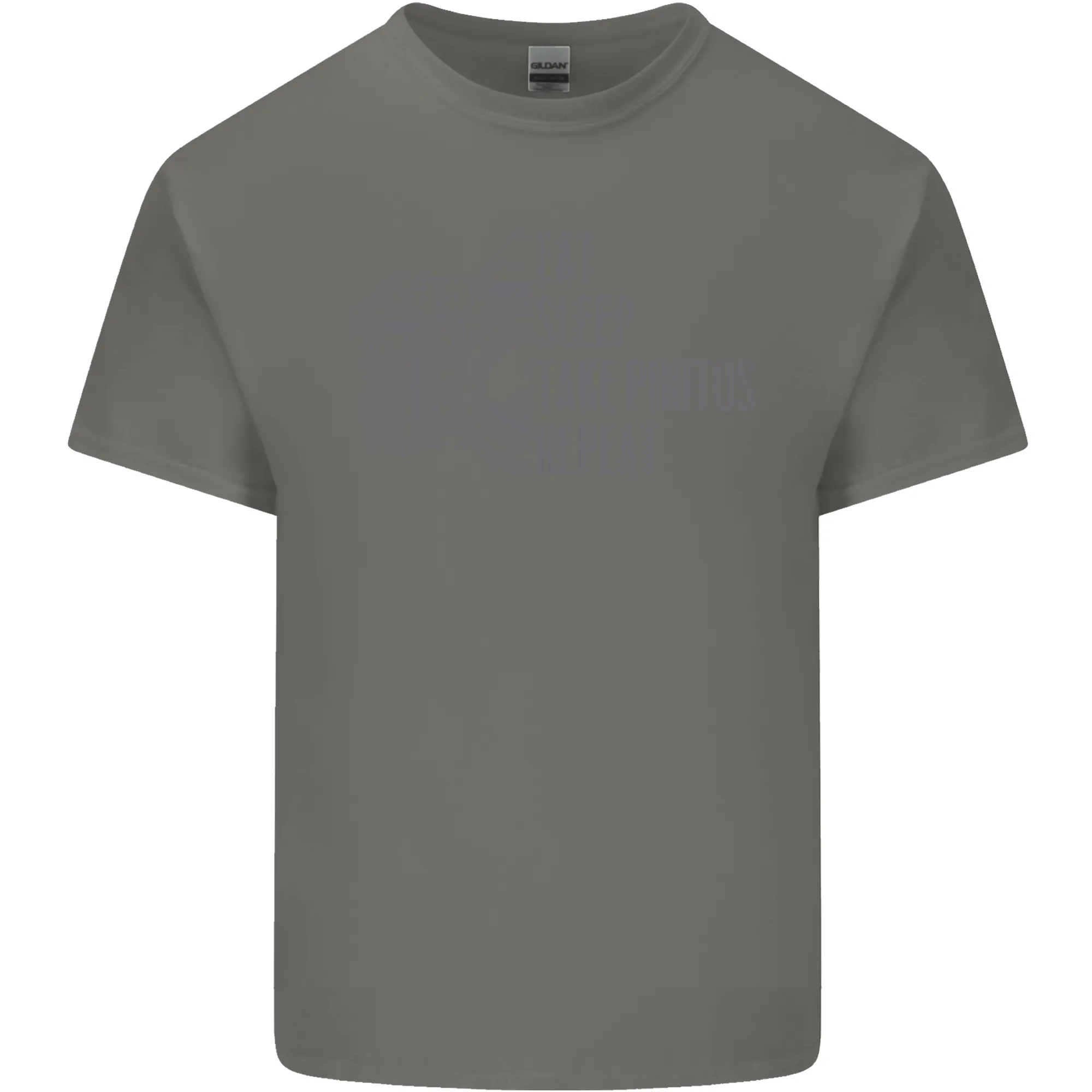 Photography Eat Sleep Photos Photographer Mens Light Cotton T-Shirt