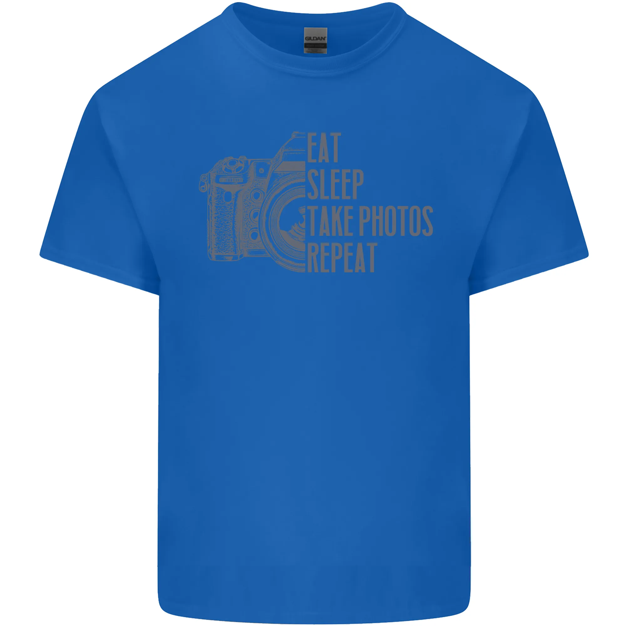 Photography Eat Sleep Photos Photographer Mens Light Cotton T-Shirt