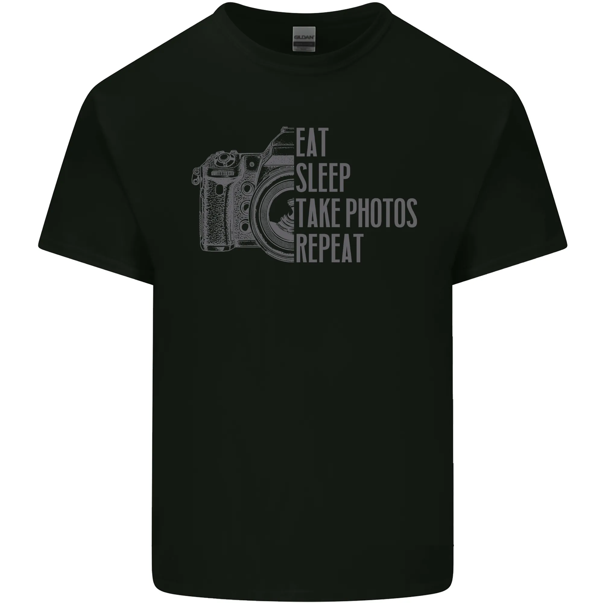 Photography Eat Sleep Photos Photographer Mens Light Cotton T-Shirt