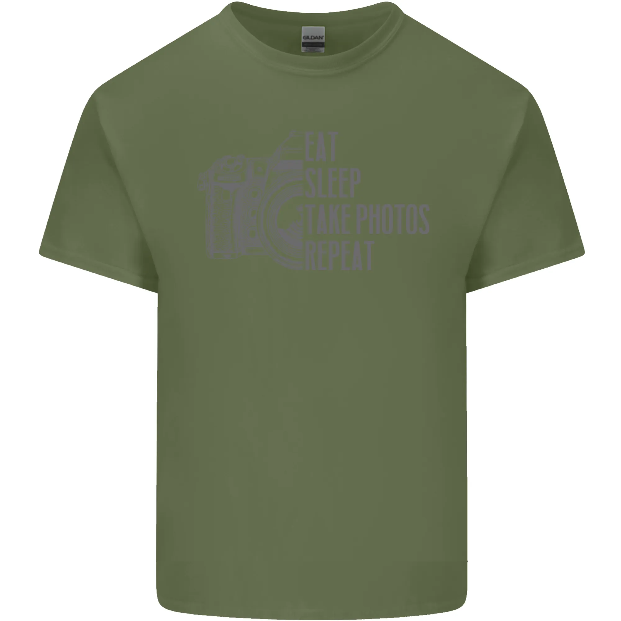 Photography Eat Sleep Photos Photographer Mens Light Cotton T-Shirt