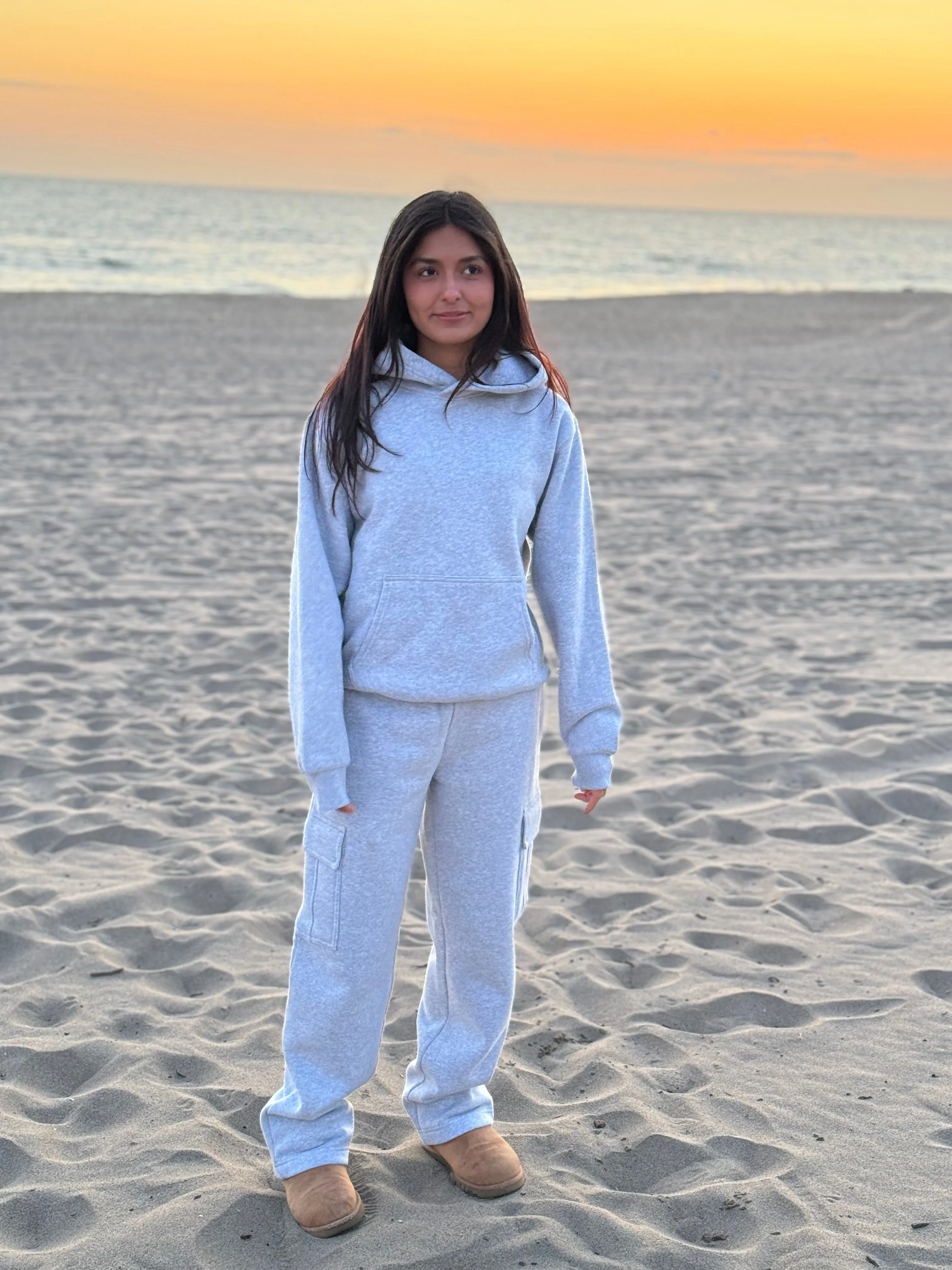 Pi Beta Phi Fave Fit Fleece Cargo Hoodie Set