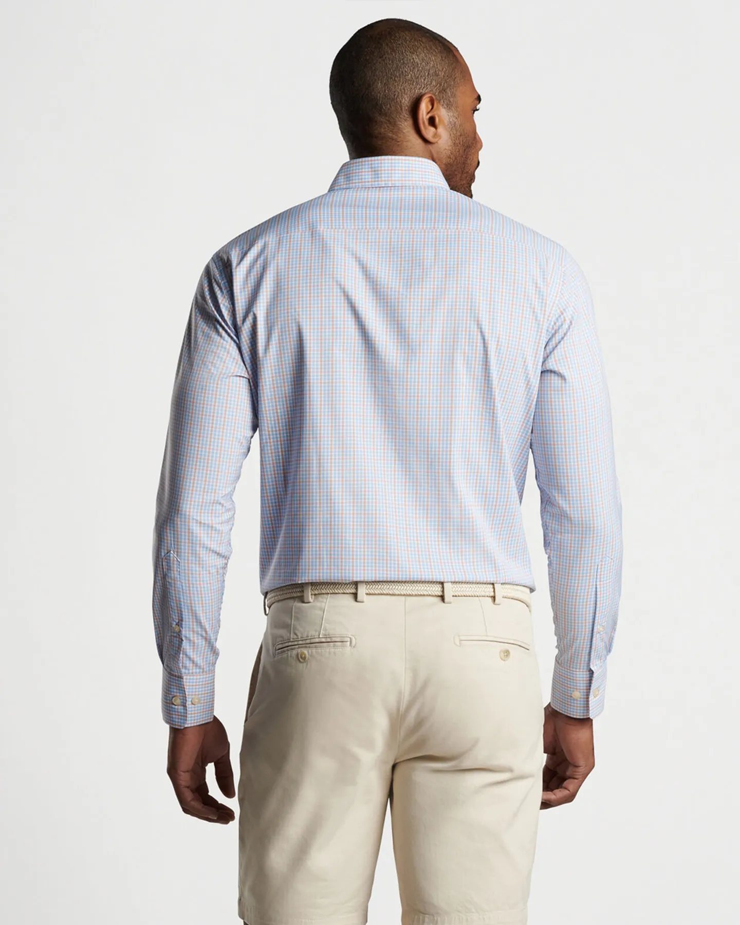 POLK PERFORMANCE TWILL SHIRT - COTTAGE BLUE