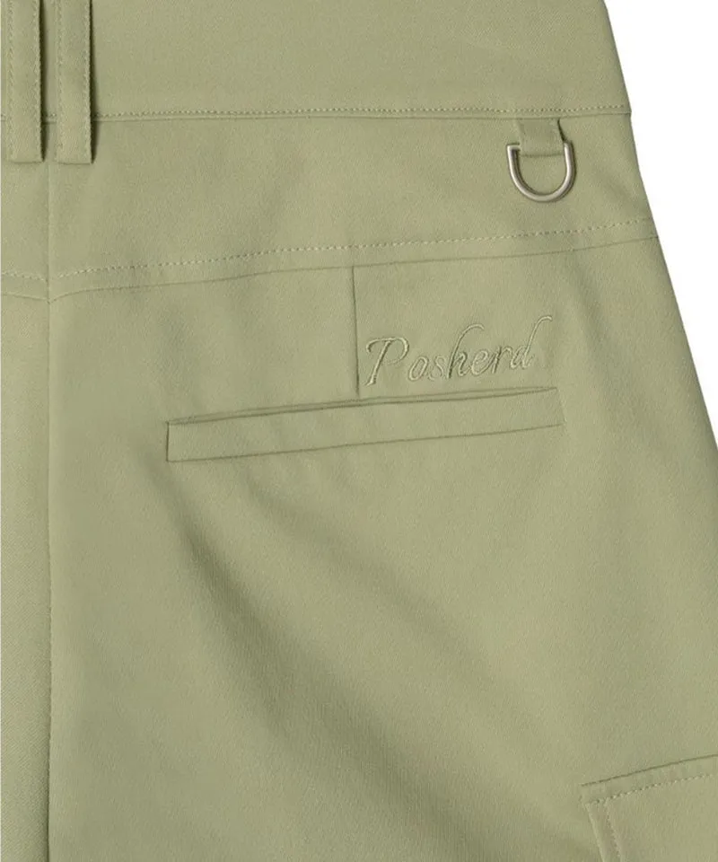 POSHERD Cargo Pocket Skort  - Light Khaki