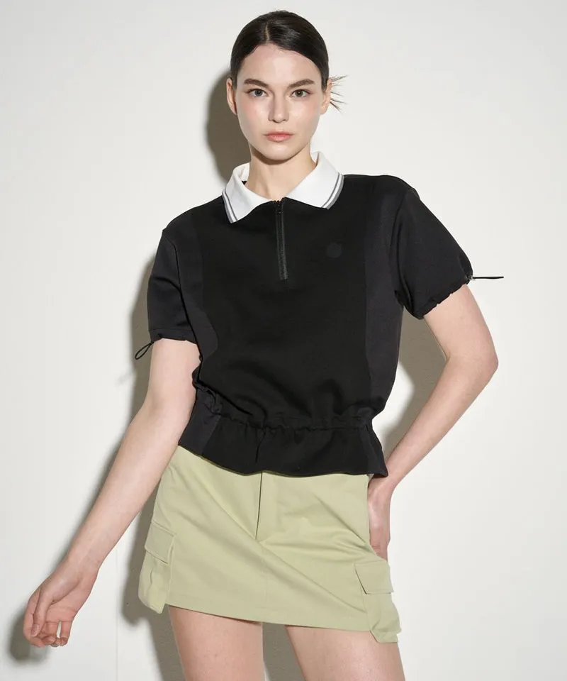 POSHERD Cargo Pocket Skort  - Light Khaki