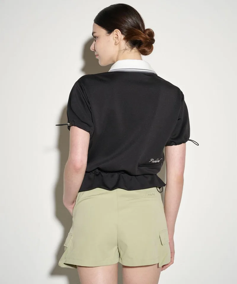 POSHERD Cargo Pocket Skort  - Light Khaki