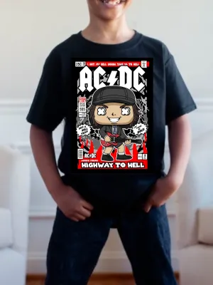 Pre order AC/DC POP tee (tee as pictured ) 1.5 week -2 week Tat