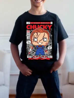 Pre order CHUCKY POP tee (tee as pictured ) 1.5 week -2 week Tat