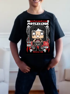 Pre order MOTLEY CRUE POP tee (tee as pictured ) 1.5 week -2 week Tat