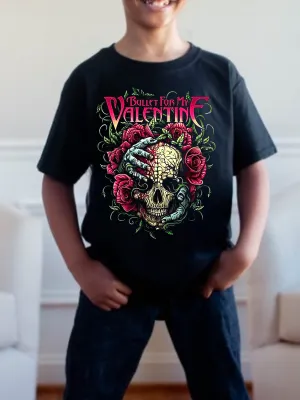 Pre order SKULL VALENTINE BAND tee (tee as pictured ) 1.5 week -2 week Tat