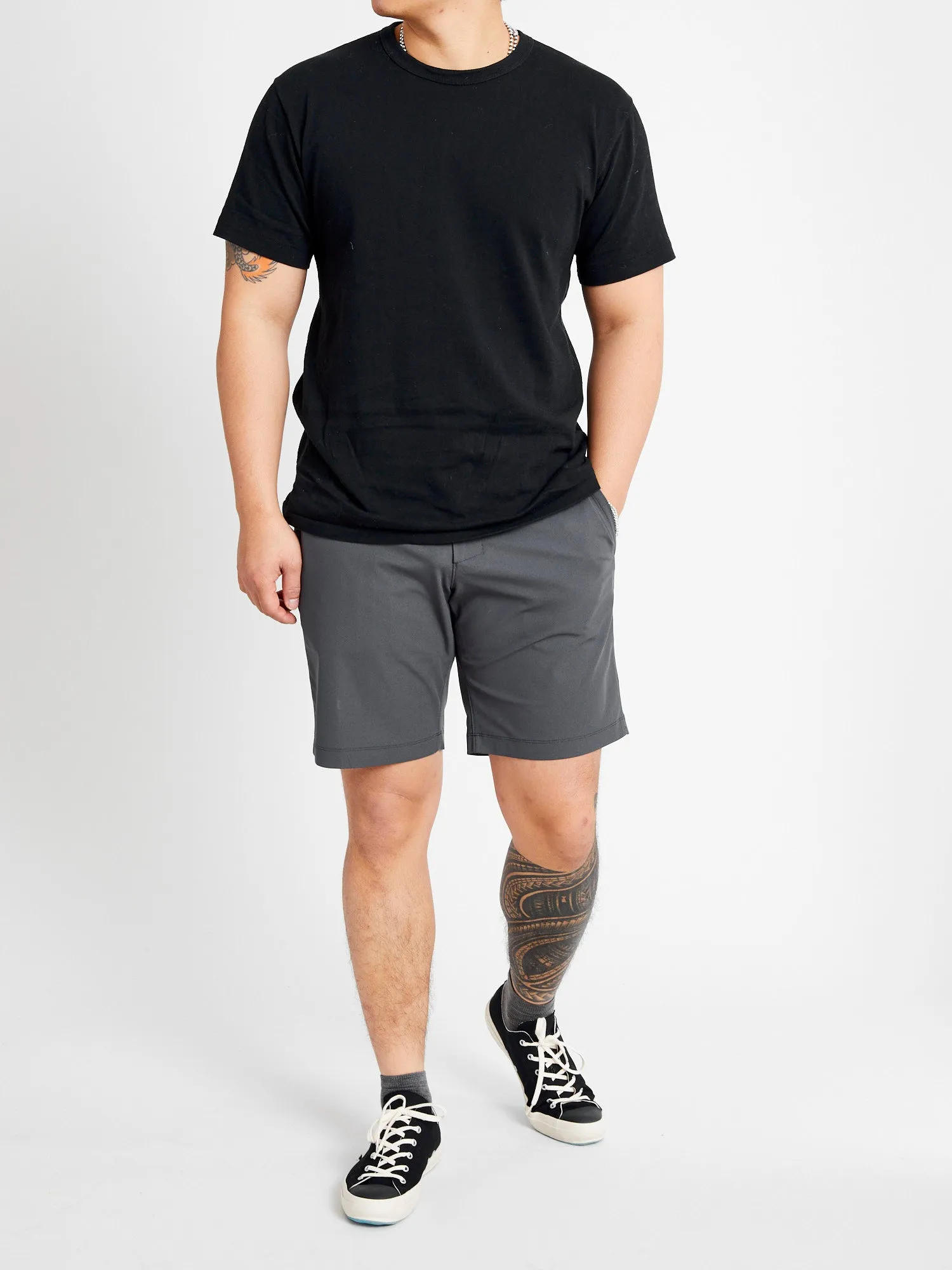 Primeflex Coach's Short in Charcoal