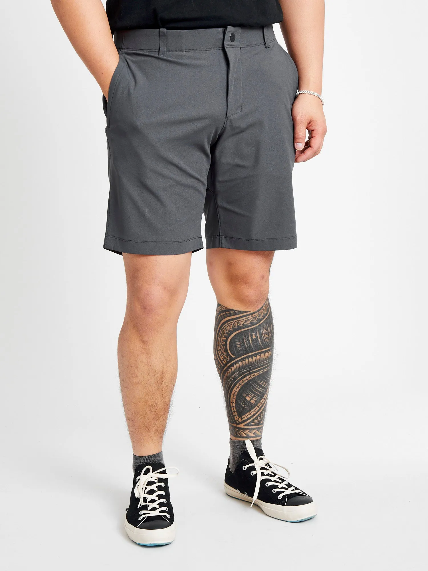 Primeflex Coach's Short in Charcoal