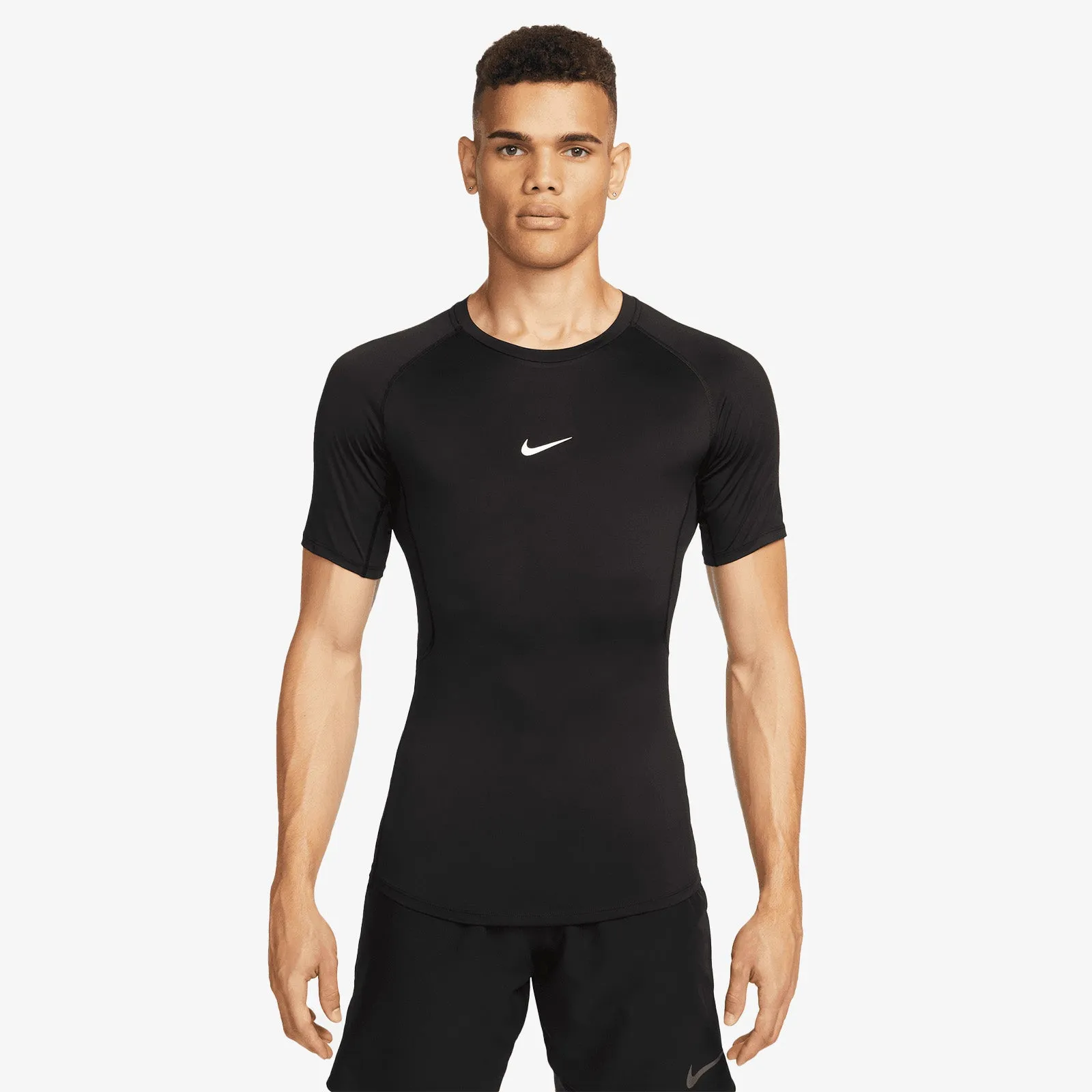 Pro Dri-FIT Tight Compression T-Shirt - Black/White