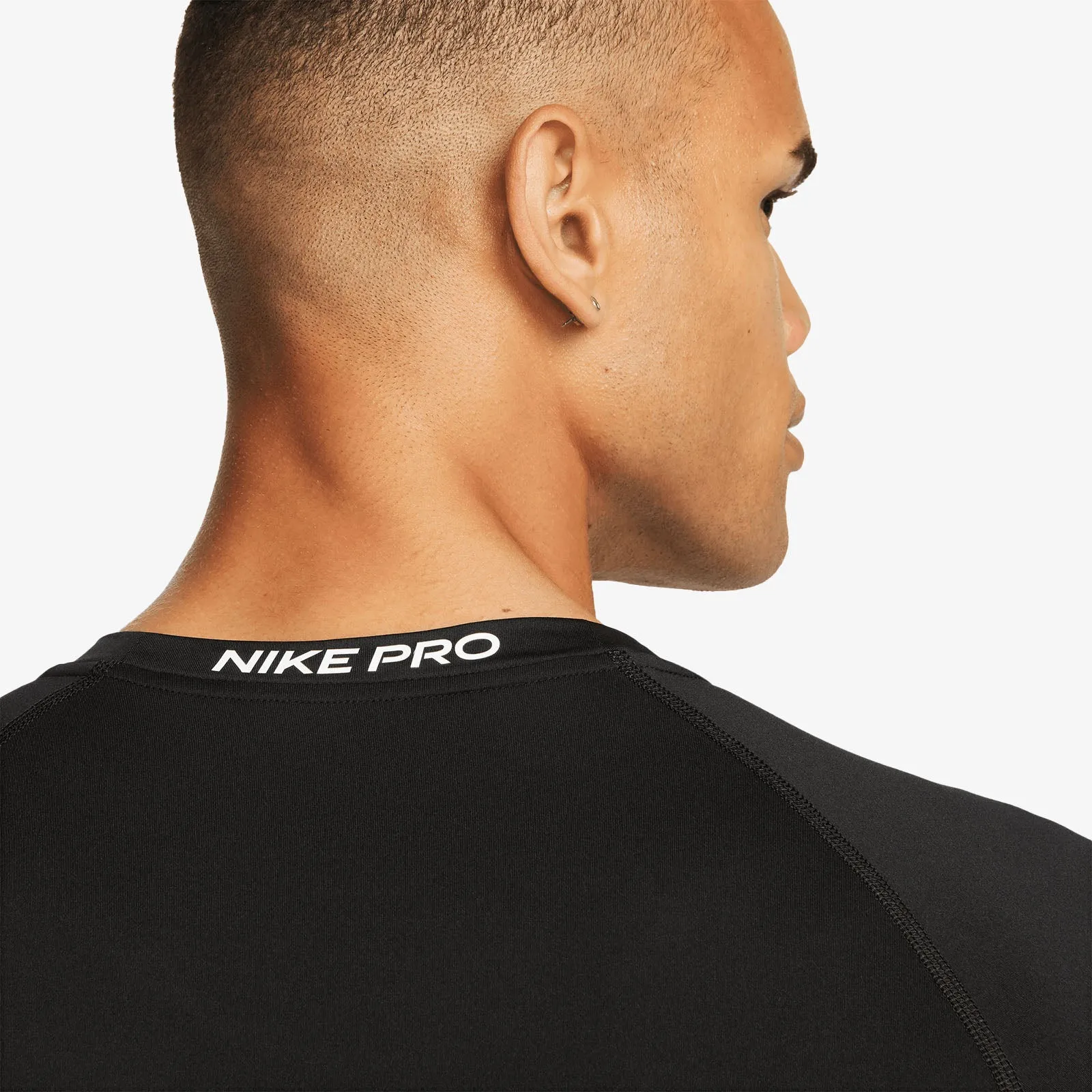 Pro Dri-FIT Tight Compression T-Shirt - Black/White
