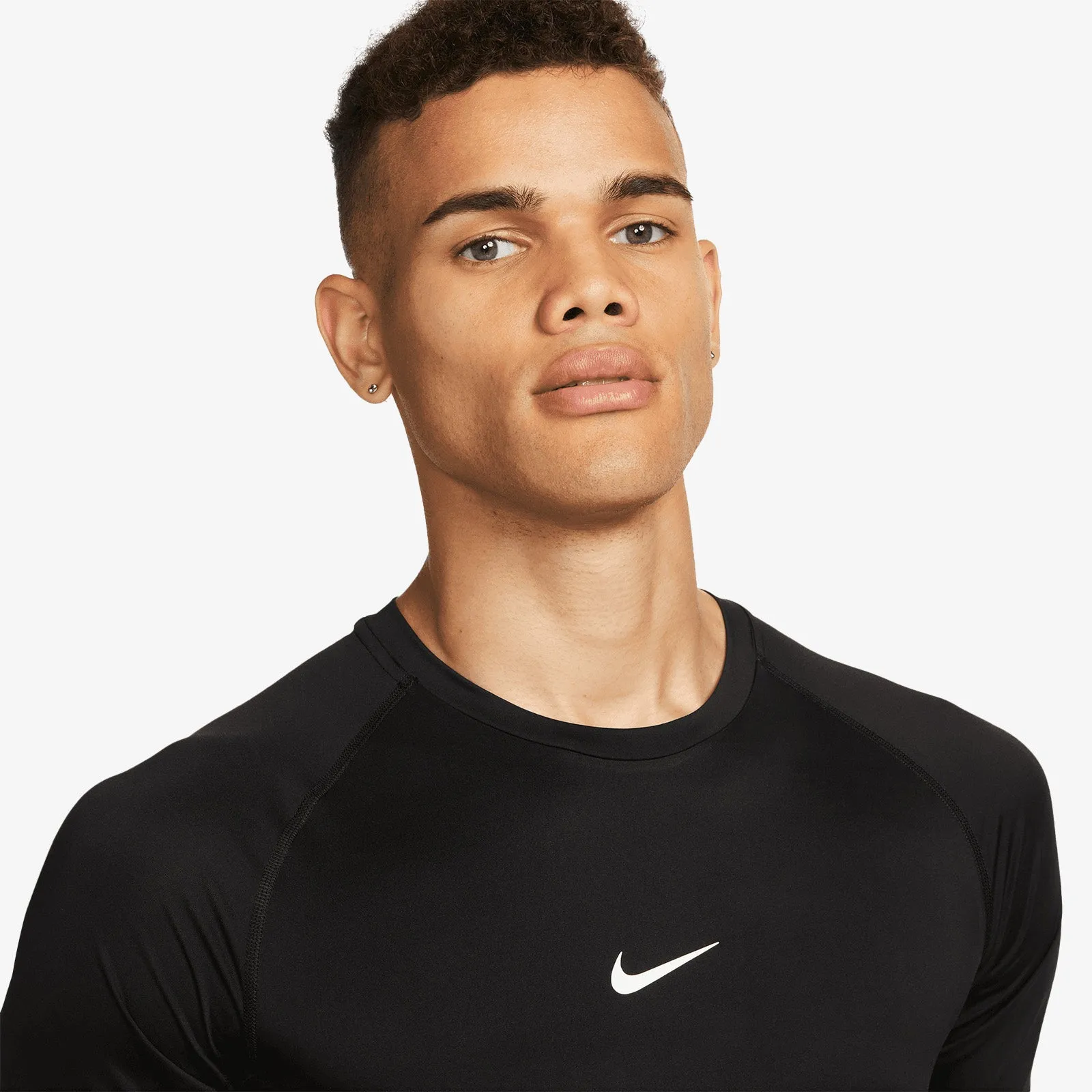 Pro Dri-FIT Tight Compression T-Shirt - Black/White