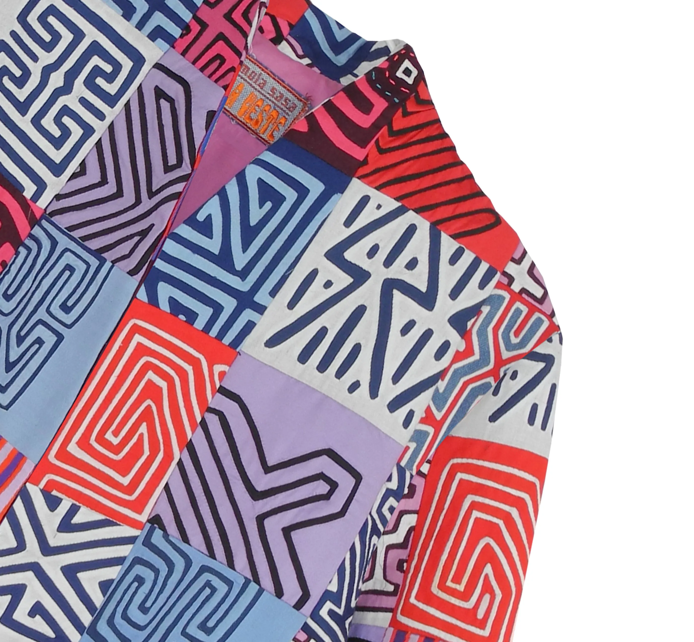 Puzzles in Lilac-Red Kuna Jacket