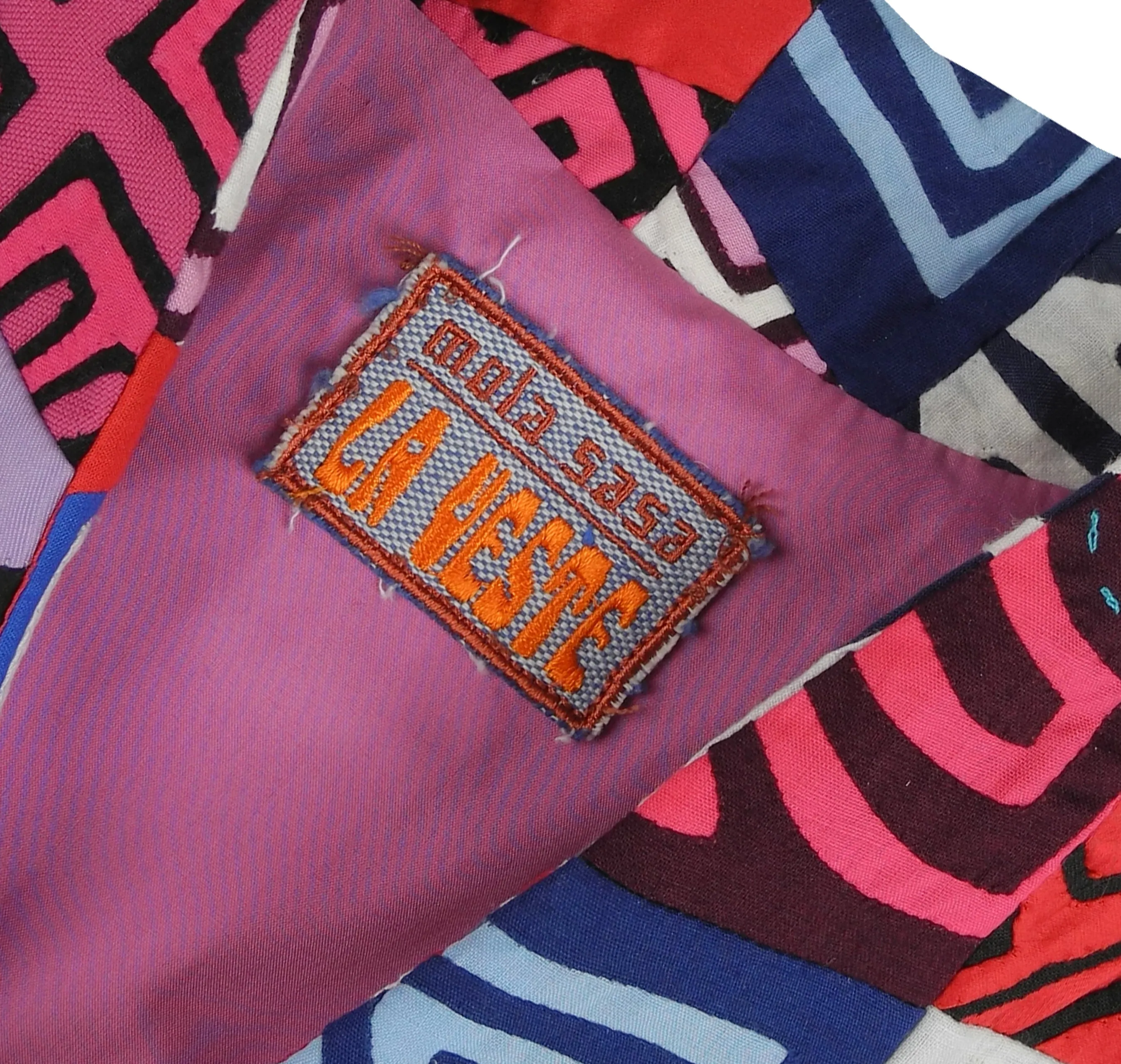 Puzzles in Lilac-Red Kuna Jacket