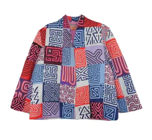 Puzzles in Lilac-Red Kuna Jacket