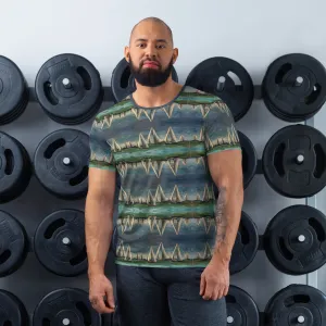 "Black Knights"  Men's Surf Shirt/Short Sleeve Athletic Top