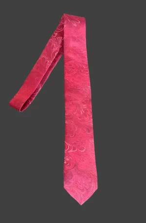 Red bouquet 3” Silk Tie