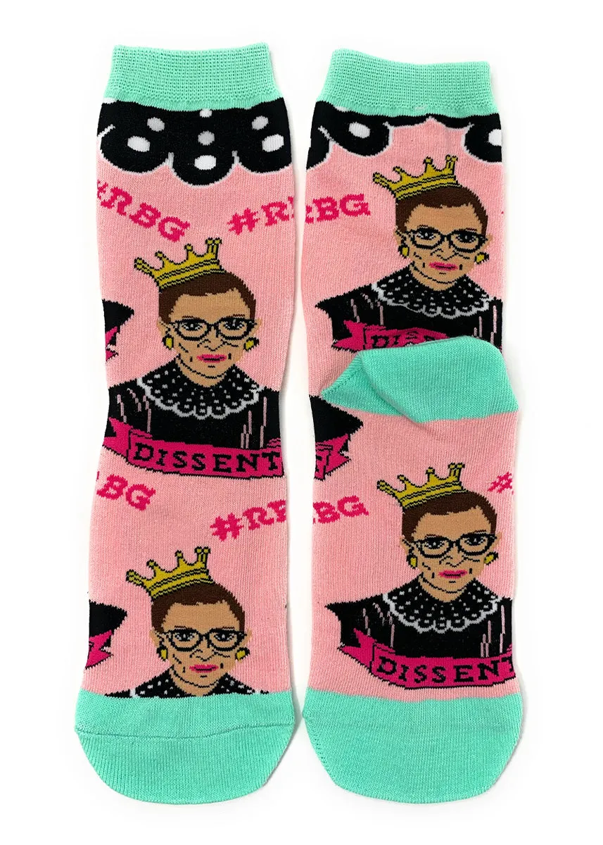 Ruth Bader Ginsburg Dissent Women's Socks