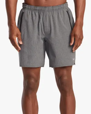 RVCA Mens Yogger Stretch Elastic Waist Shorts 17"