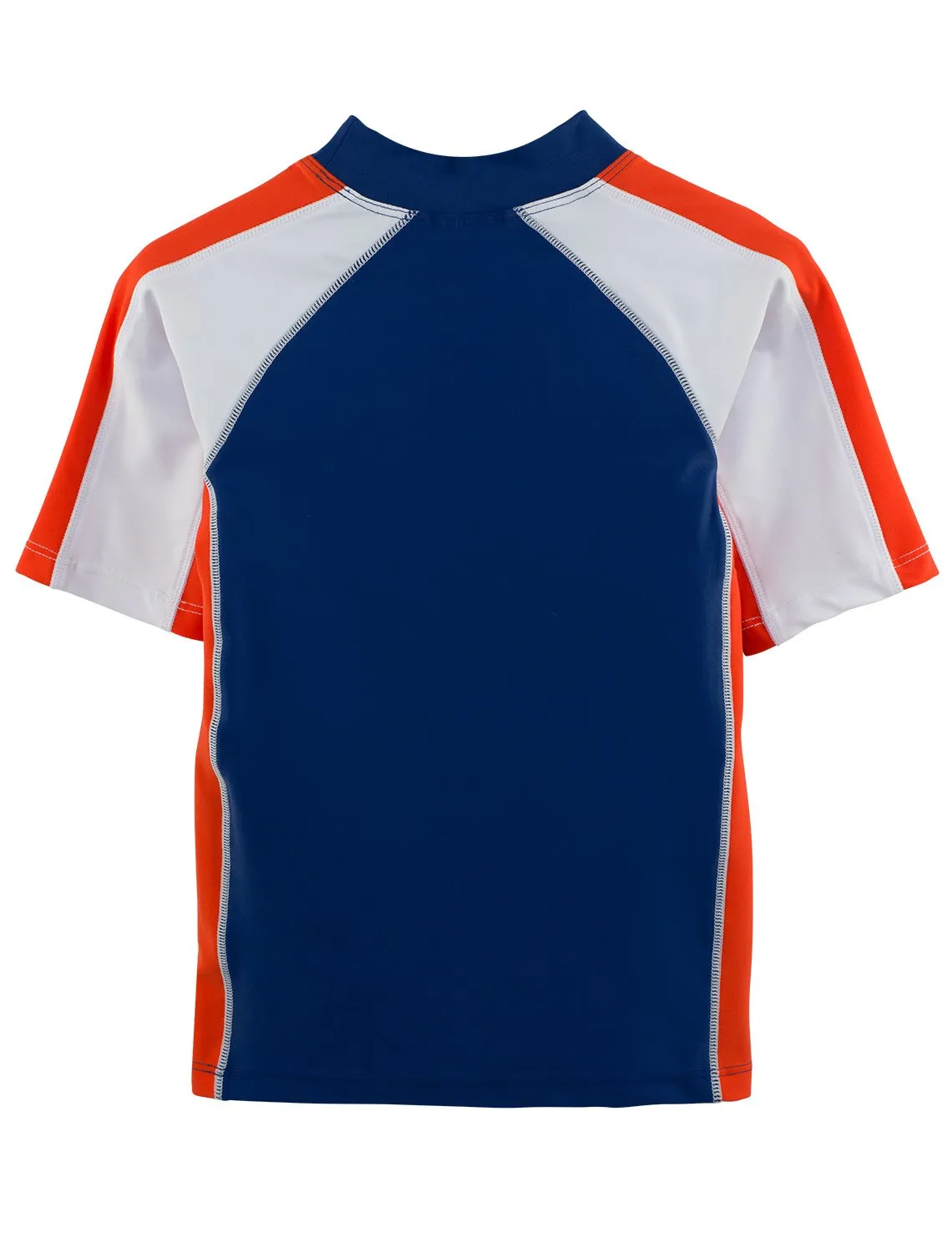 Short SleeveRash Guard - Indigo / Tangelo