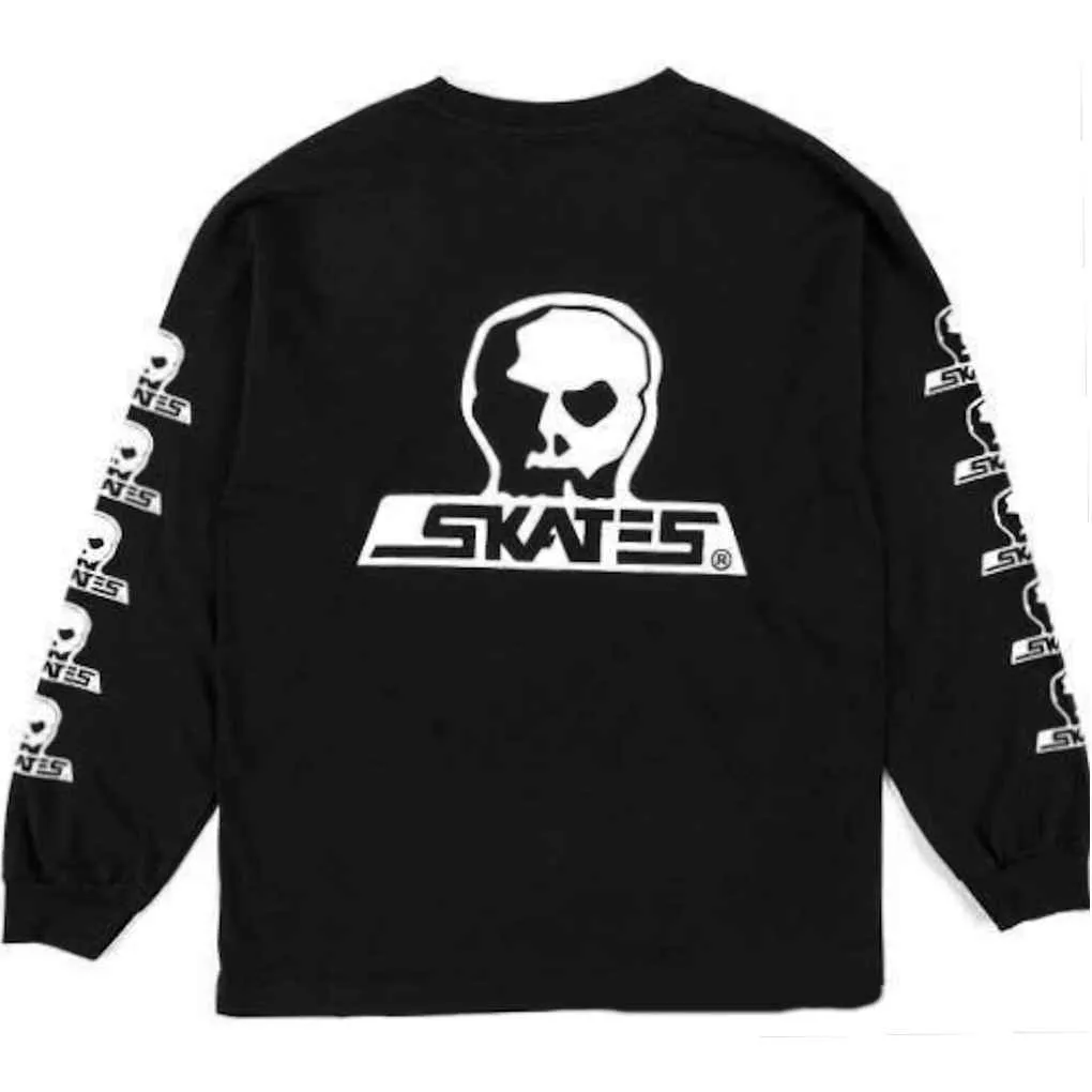 Skull Skates Logo Long Sleeve Black Medium ONLY