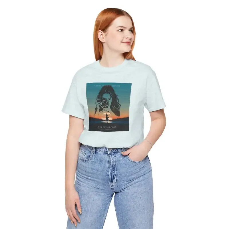 Snap Happy Unisex Jersey Tee for Cozy Photographers