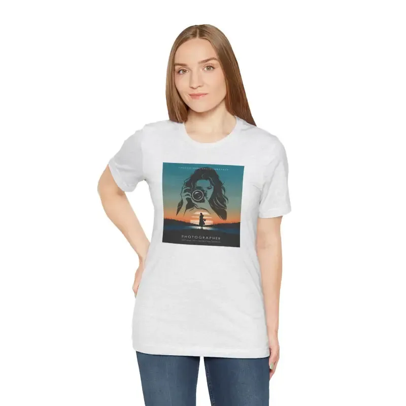 Snap Happy Unisex Jersey Tee for Cozy Photographers
