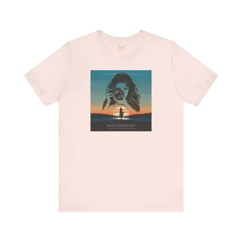 Snap Happy Unisex Jersey Tee for Cozy Photographers