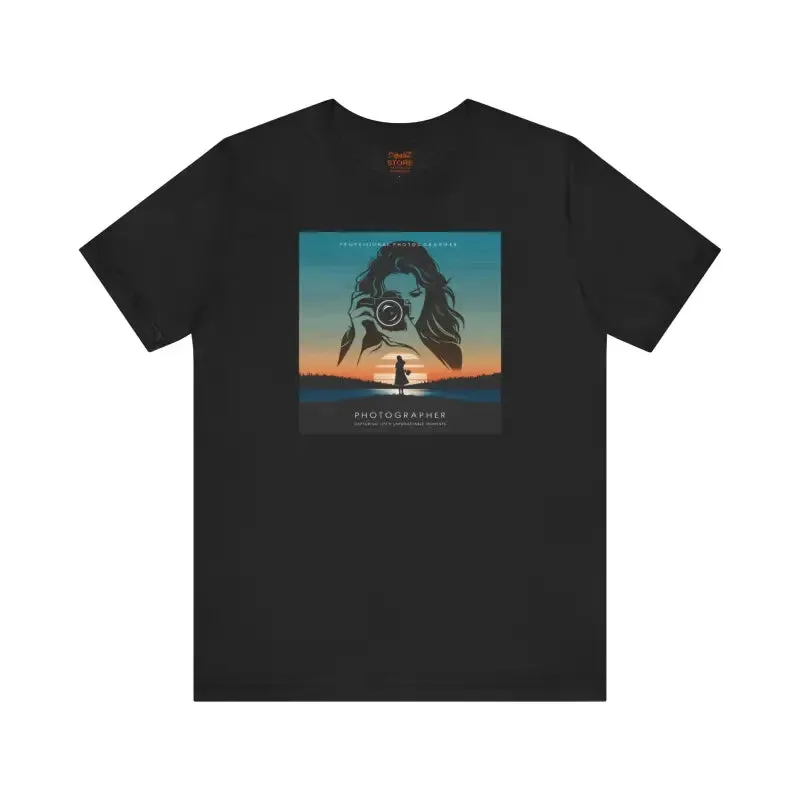 Snap Happy Unisex Jersey Tee for Cozy Photographers