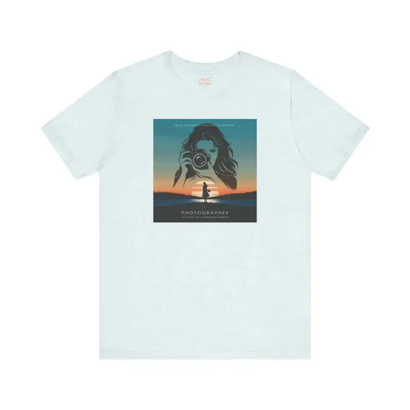 Snap Happy Unisex Jersey Tee for Cozy Photographers