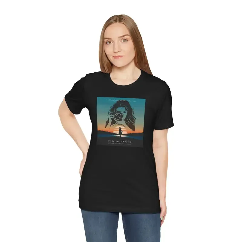 Snap Happy Unisex Jersey Tee for Cozy Photographers