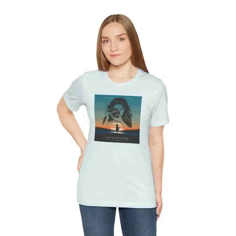 Snap Happy Unisex Jersey Tee for Cozy Photographers