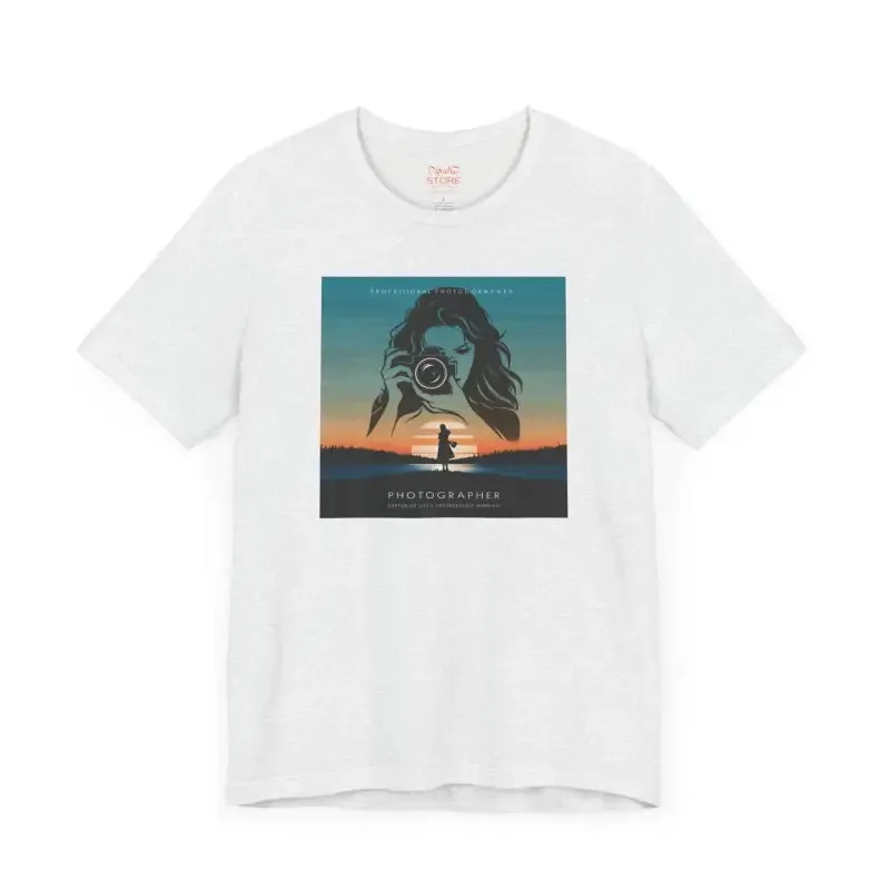 Snap Happy Unisex Jersey Tee for Cozy Photographers