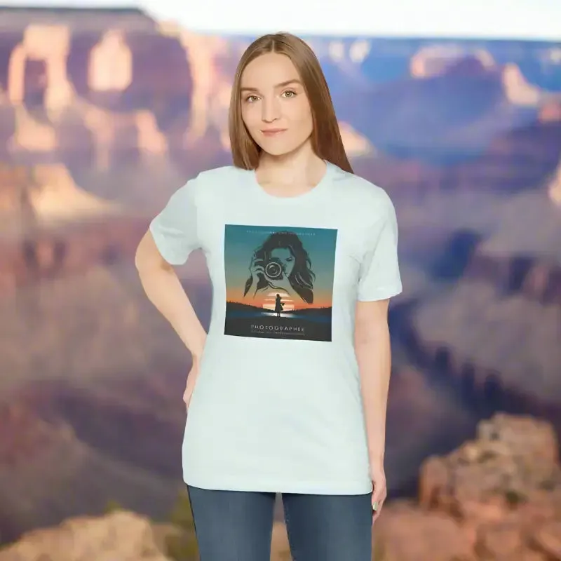 Snap Happy Unisex Jersey Tee for Cozy Photographers
