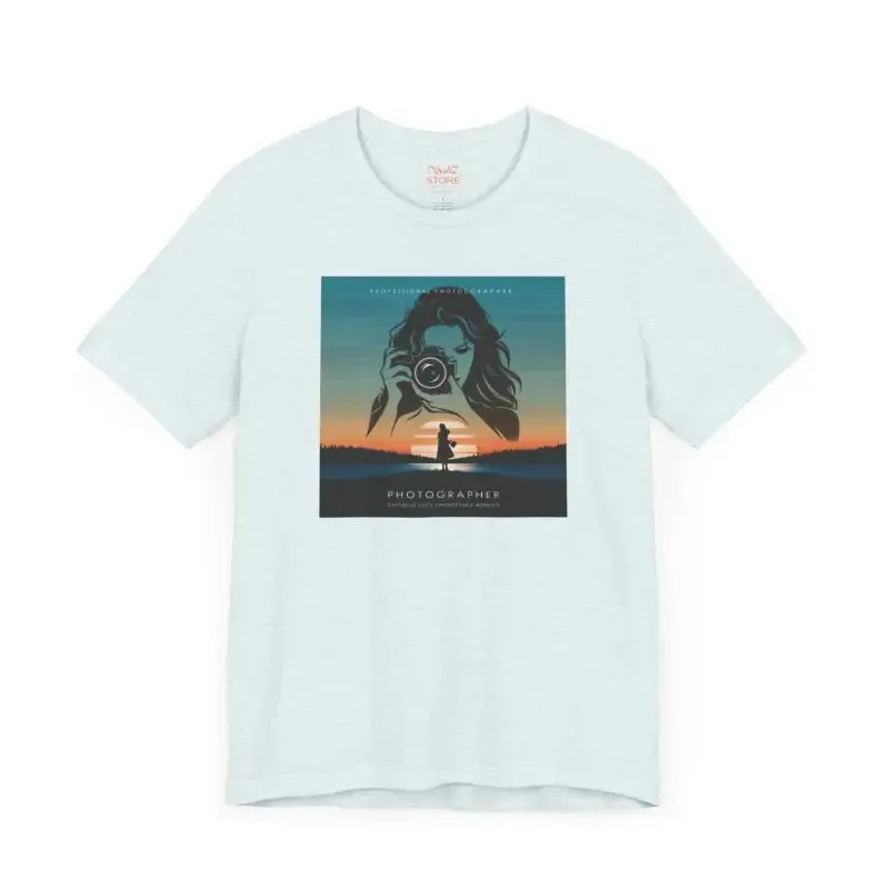 Snap Happy Unisex Jersey Tee for Cozy Photographers